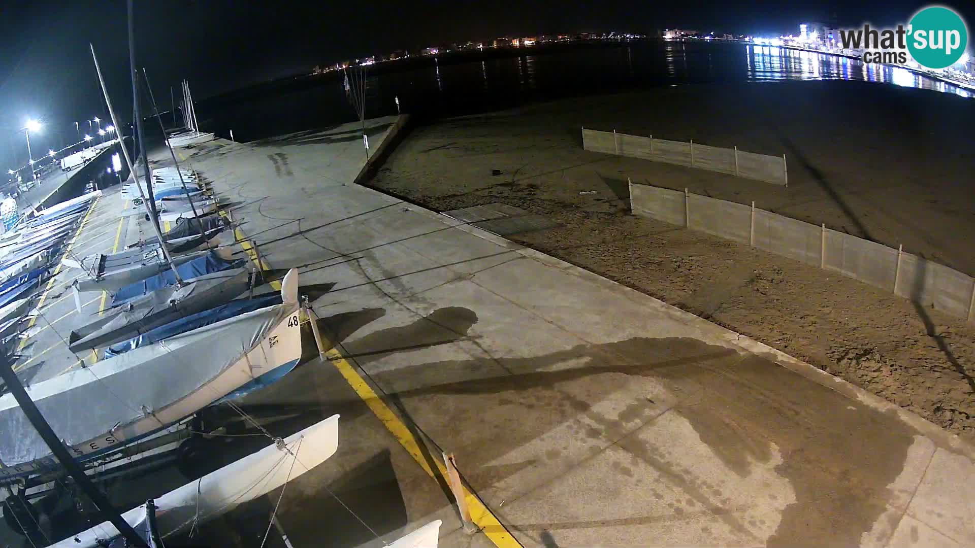 Web kamera Roses marina – Costa Brava – plaža La Perola