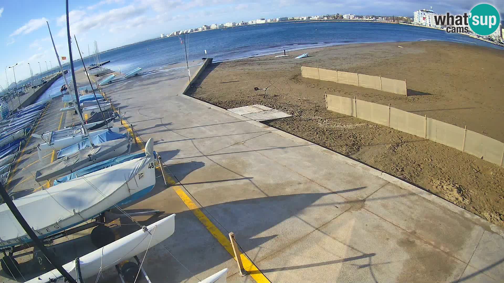 Webcam porto di Roses – Costa Brava – spiaggia La Perola