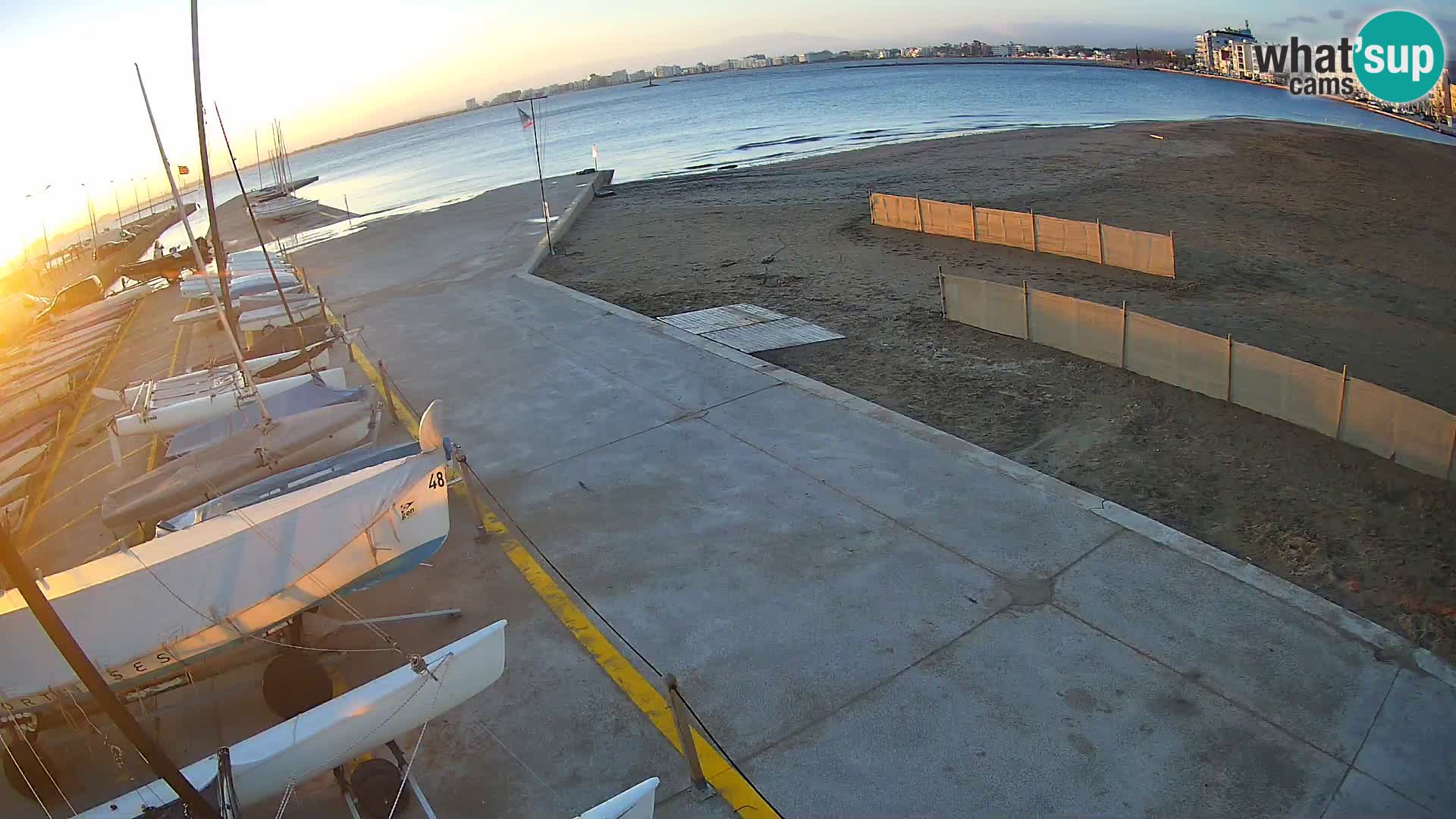 Webcam Hafen von Roses – Costa Brava – Strand La Perola