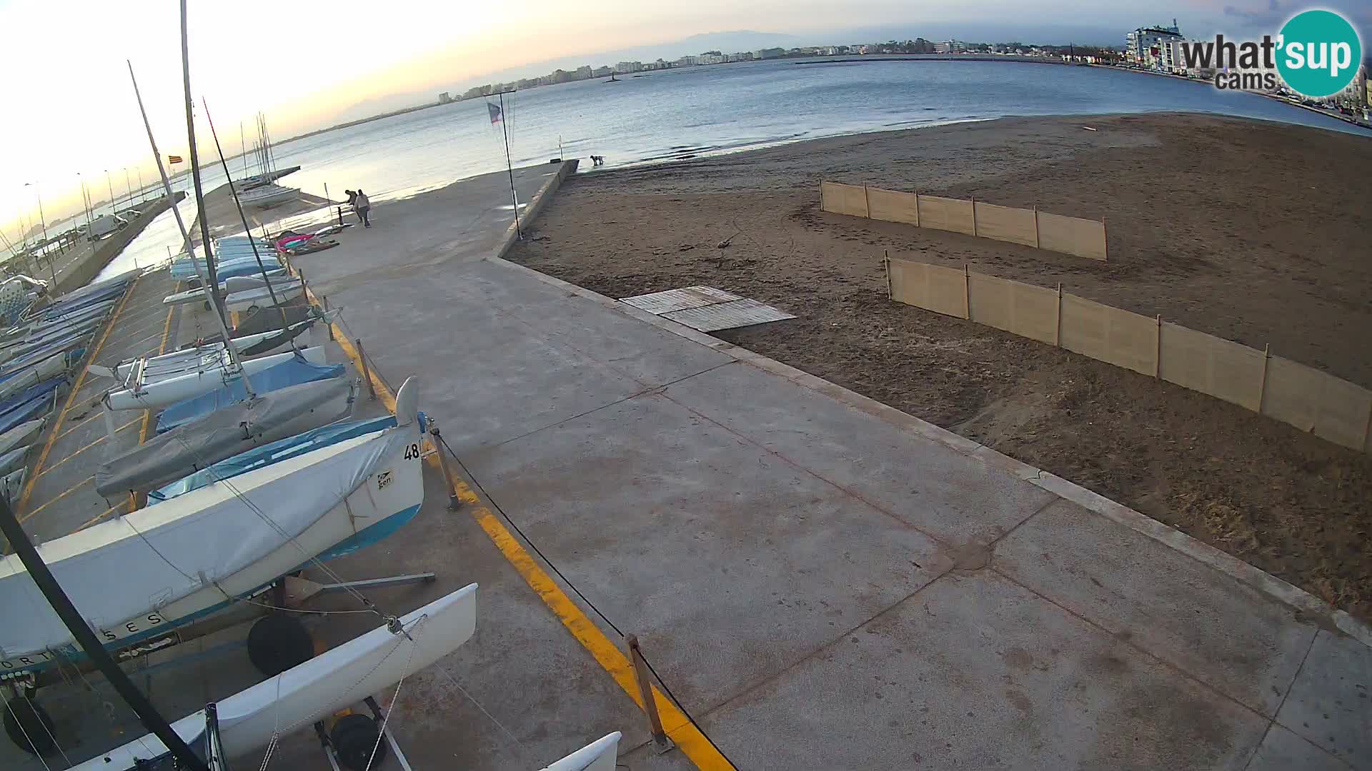 Webcam porto di Roses – Costa Brava – spiaggia La Perola
