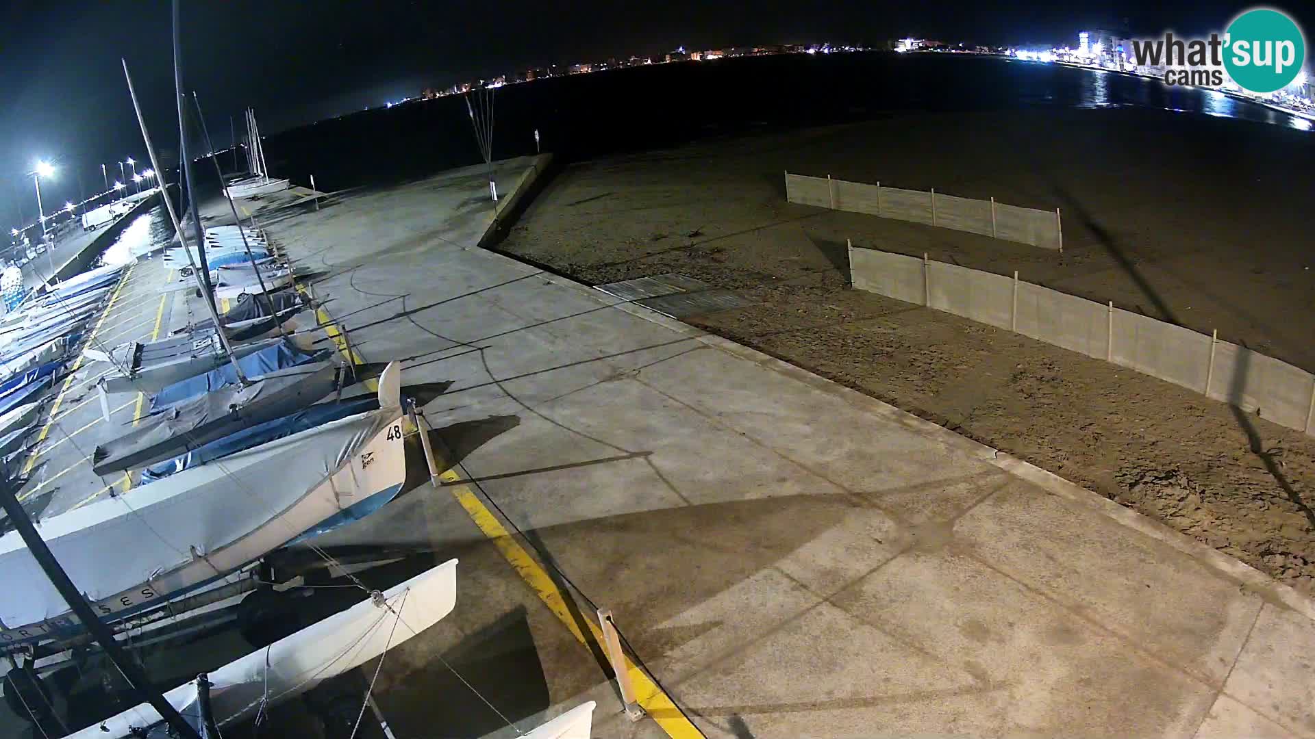 Roses webcam Port – Costa Brava – plage La Perola