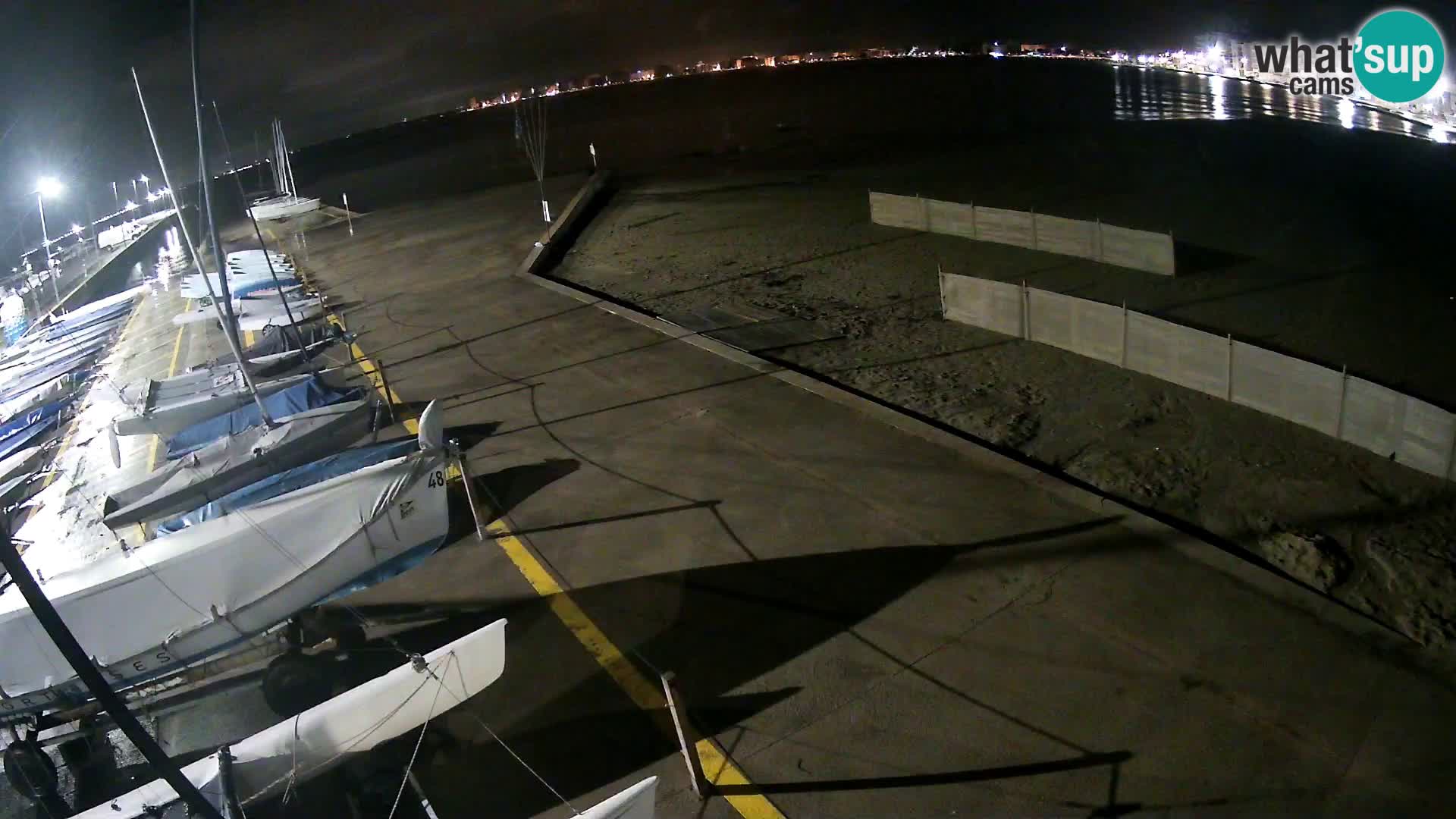 Web kamera Roses marina – Costa Brava – plaža La Perola