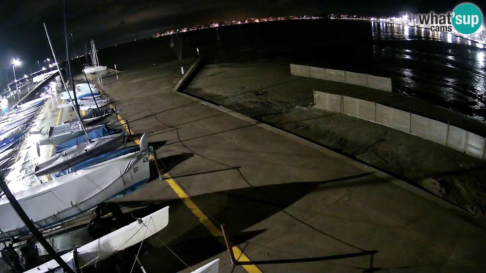 Web kamera Roses marina – Costa Brava – plaža La Perola