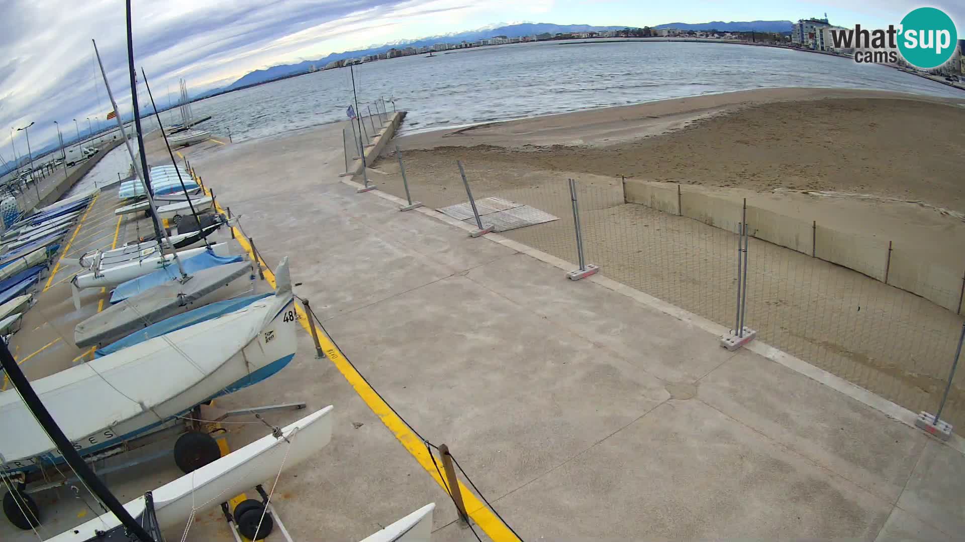 Roses webcam Port – Costa Brava – plage La Perola