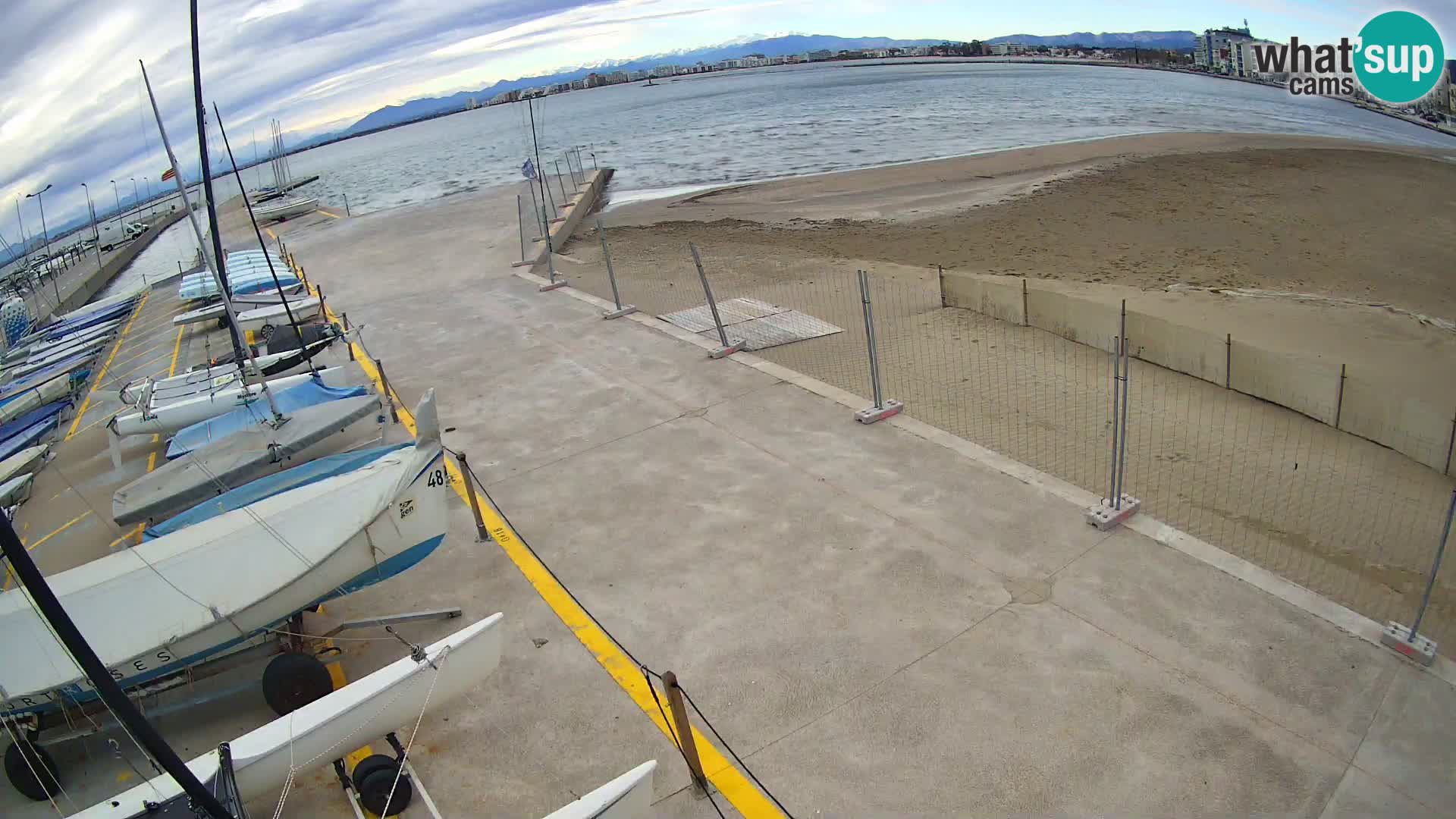 Webcam porto di Roses – Costa Brava – spiaggia La Perola