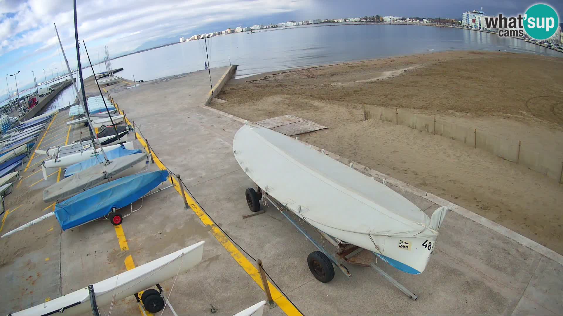 Web kamera Roses marina – Costa Brava – plaža La Perola