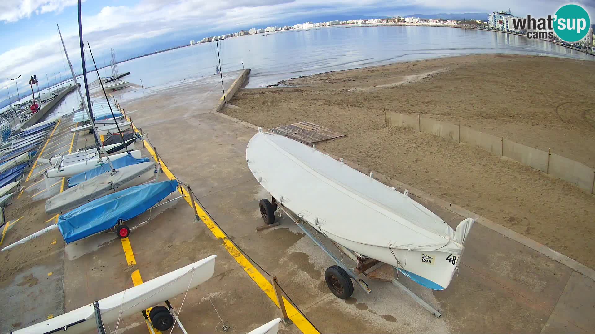 Webcam porto di Roses – Costa Brava – spiaggia La Perola
