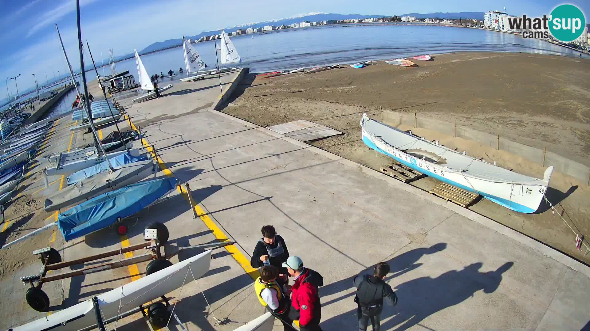 Webcam porto di Roses – Costa Brava – spiaggia La Perola