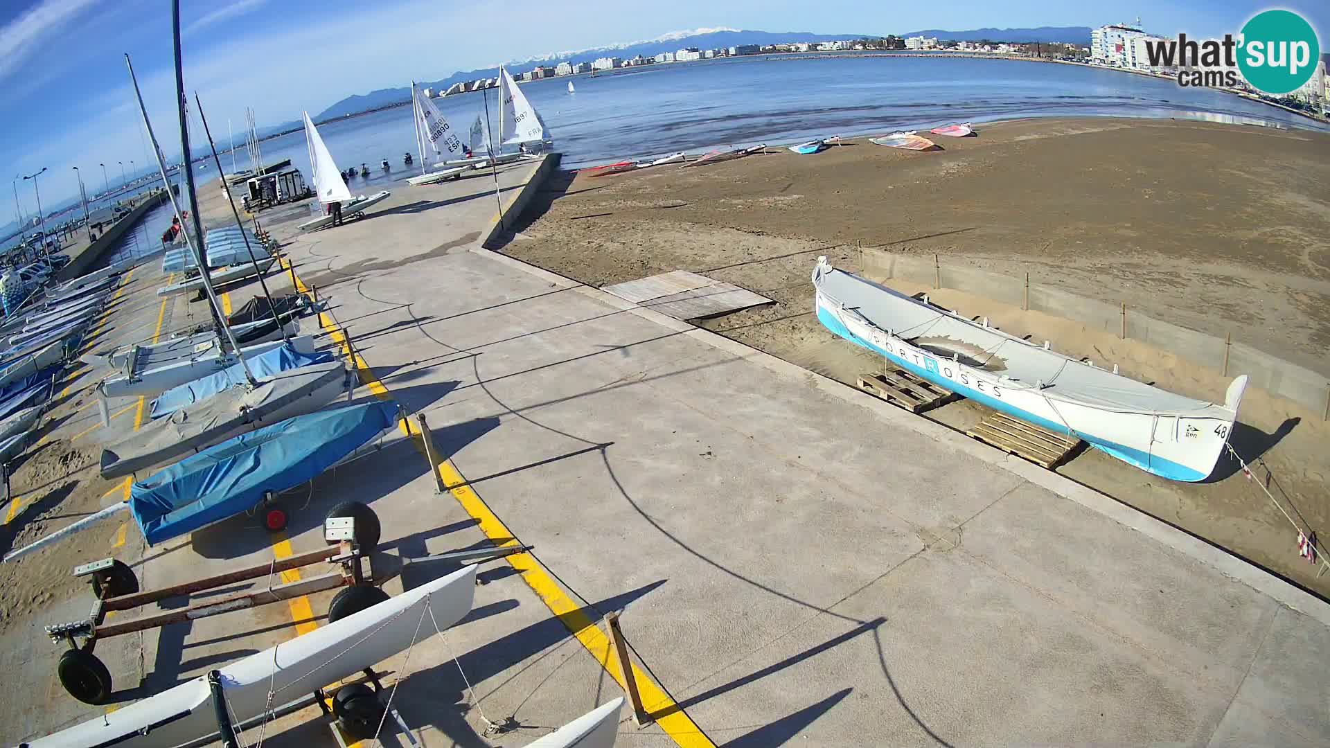 Kamera Roses marina – Costa Brava – plaža La Perola