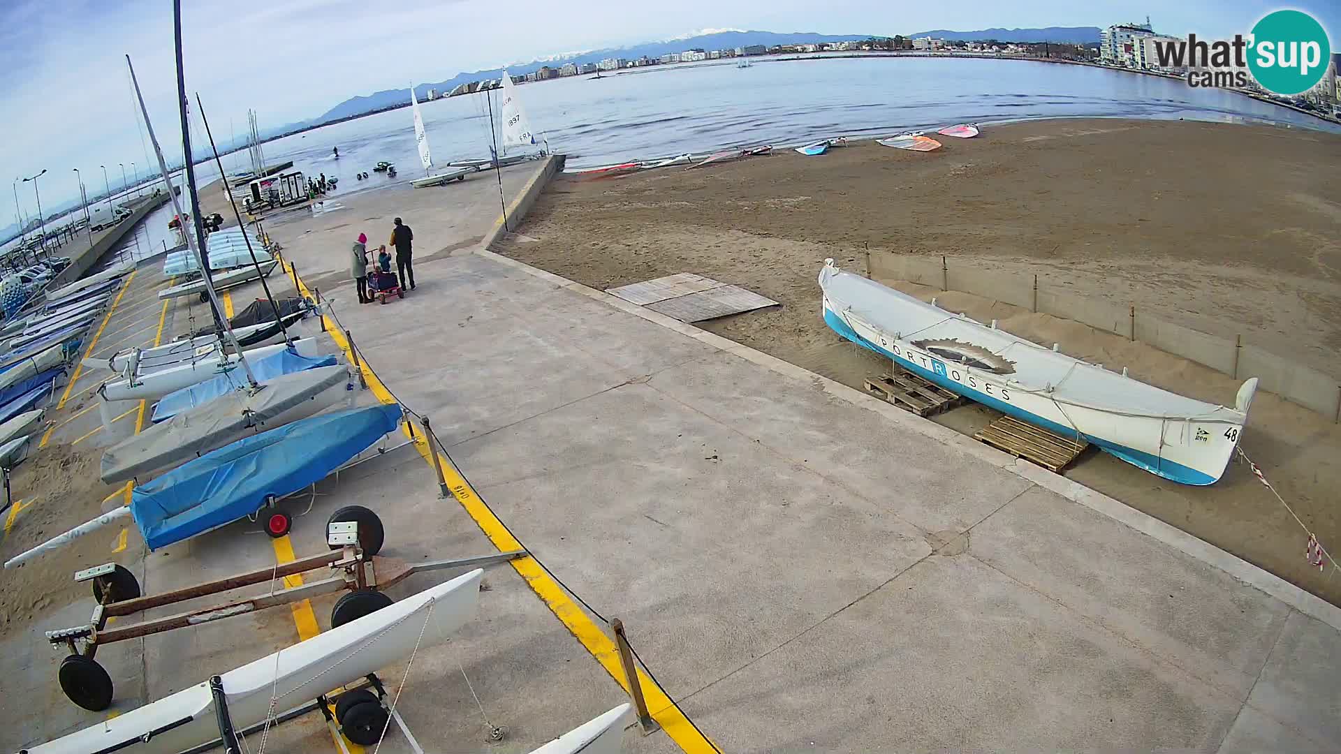 Kamera Roses marina – Costa Brava – plaža La Perola