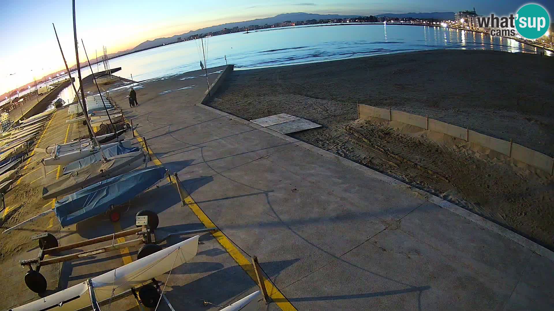 Webcam porto di Roses – Costa Brava – spiaggia La Perola