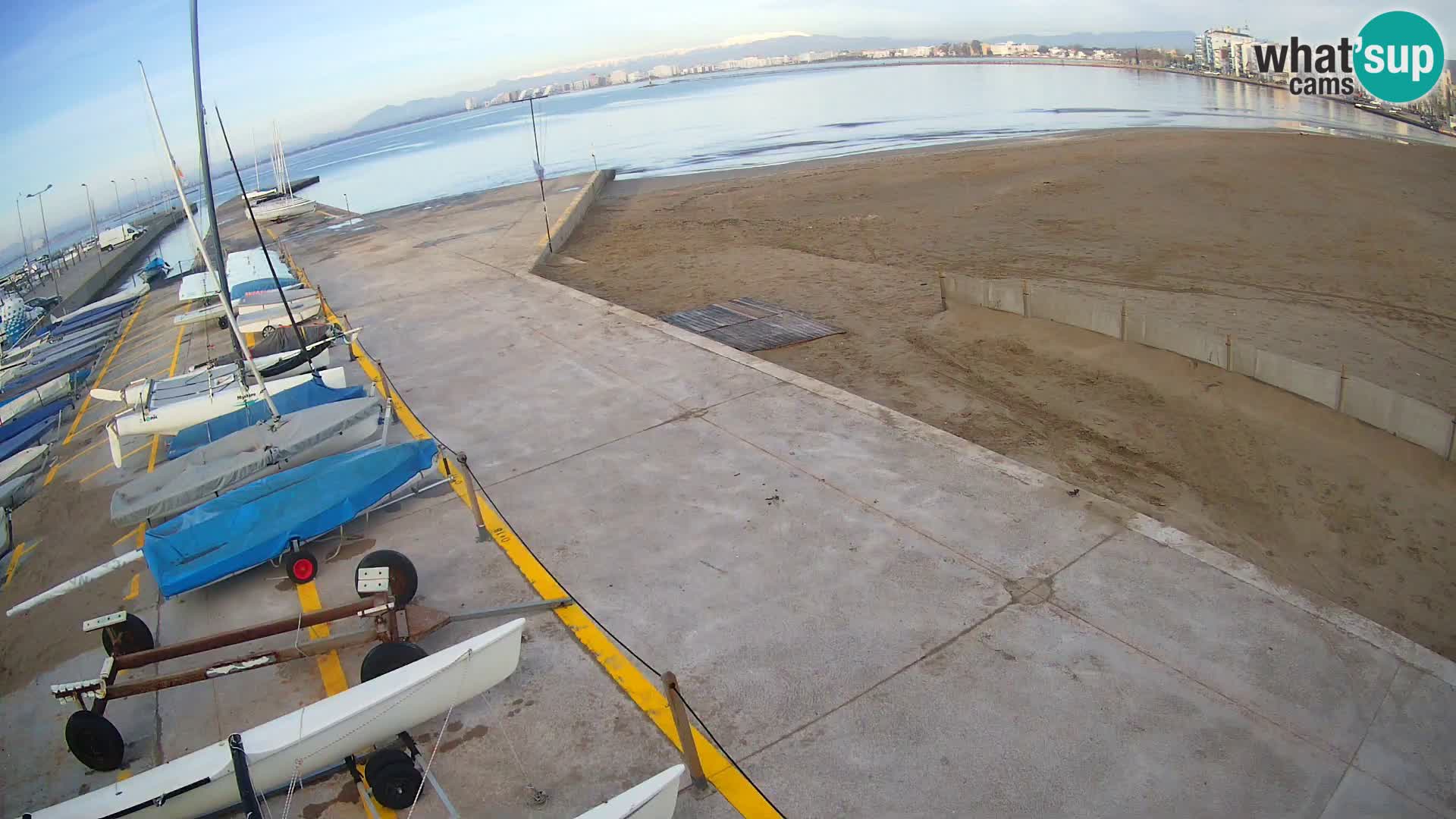 Webcam porto di Roses – Costa Brava – spiaggia La Perola