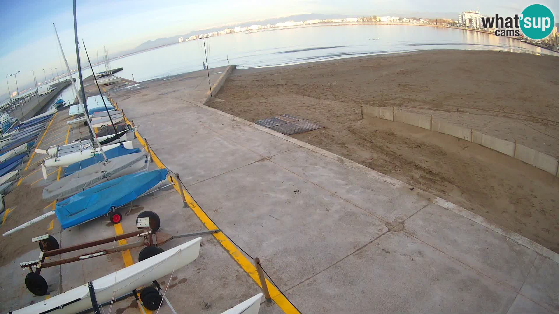 Webcam Hafen von Roses – Costa Brava – Strand La Perola