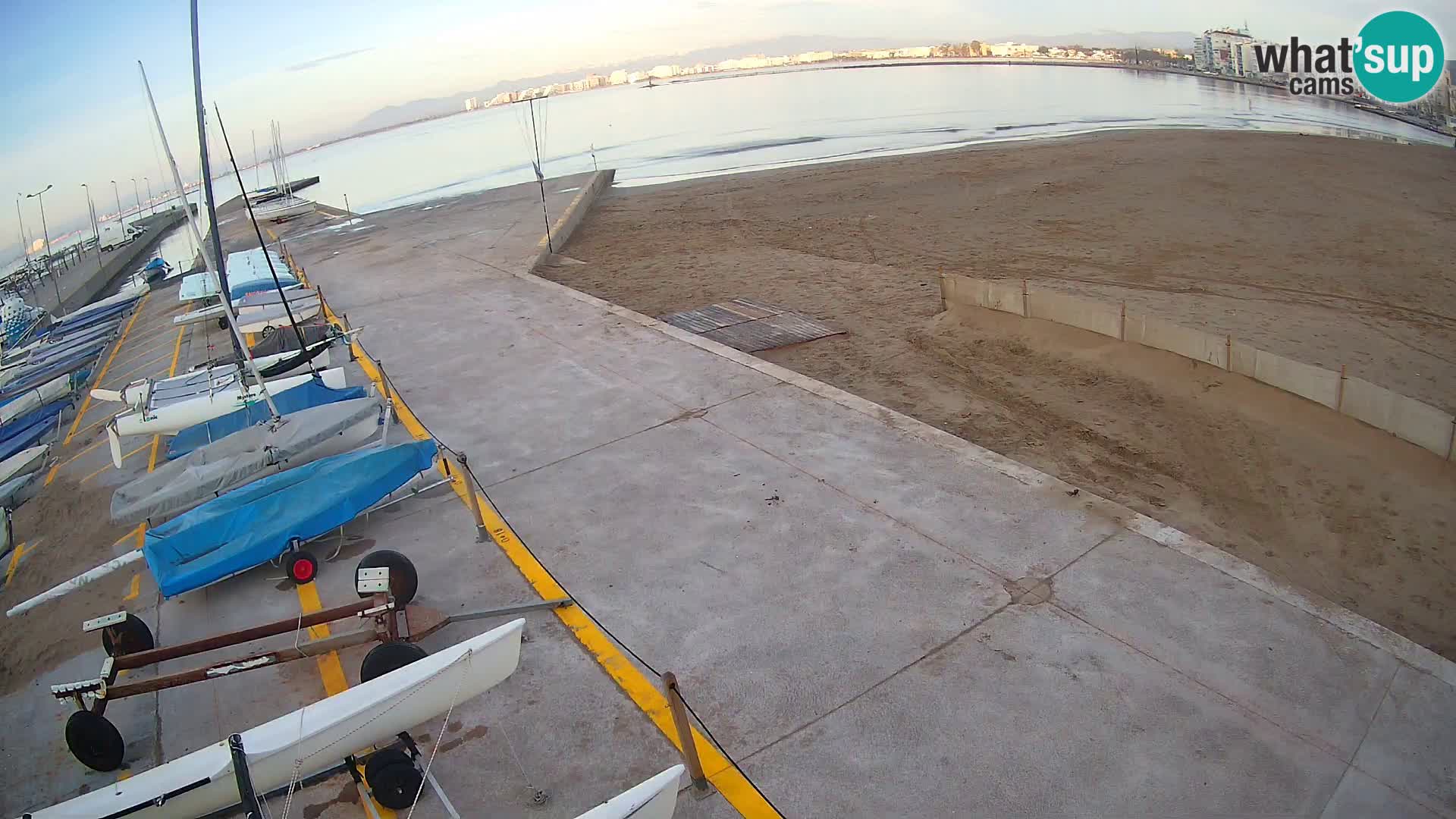 Roses webcam Port – Costa Brava – plage La Perola