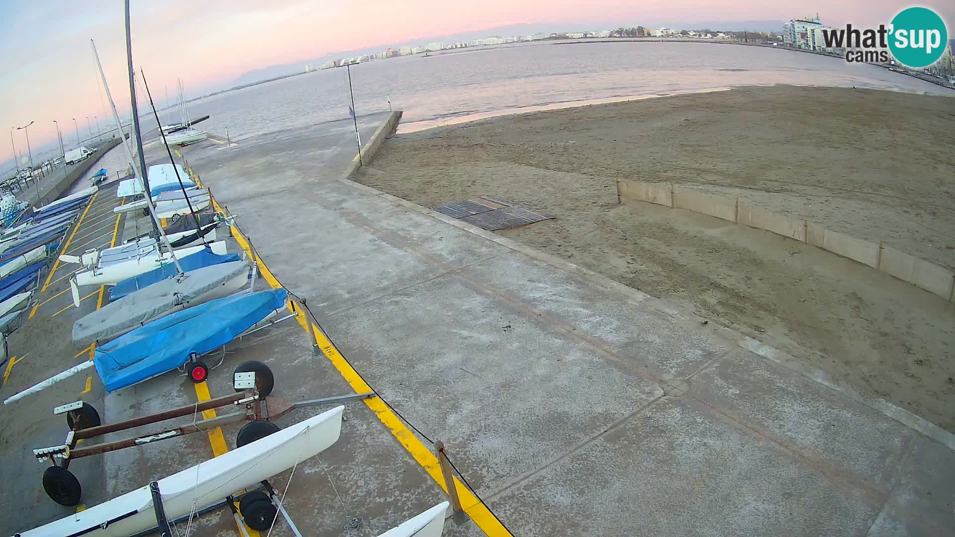 Webcam porto di Roses – Costa Brava – spiaggia La Perola