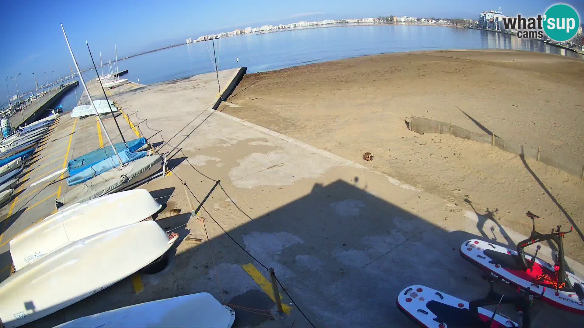 Web kamera Roses marina – Costa Brava – plaža La Perola