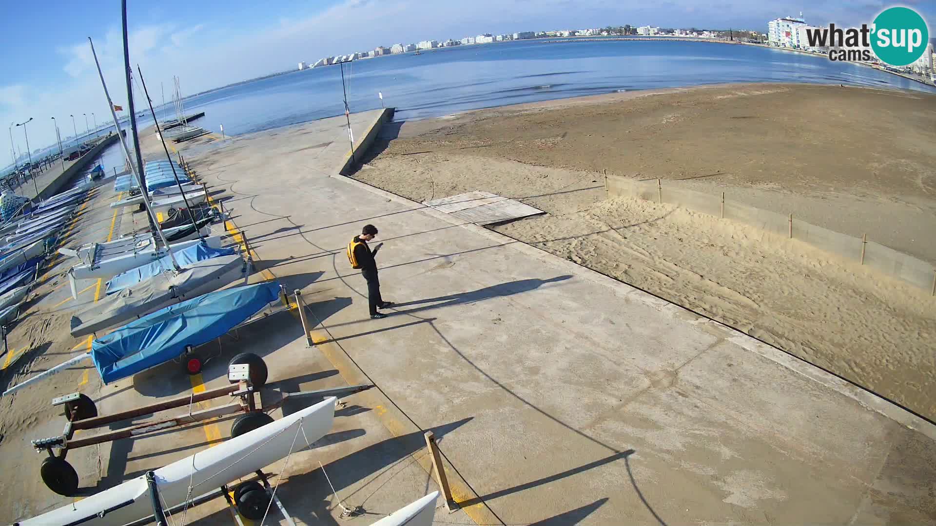 Web kamera Roses marina – Costa Brava – plaža La Perola