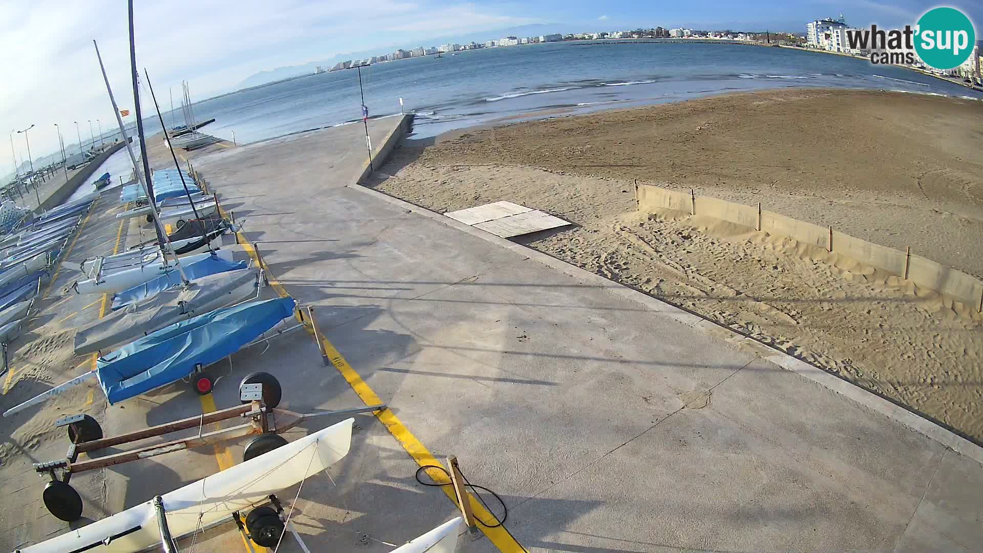 Webcam porto di Roses – Costa Brava – spiaggia La Perola