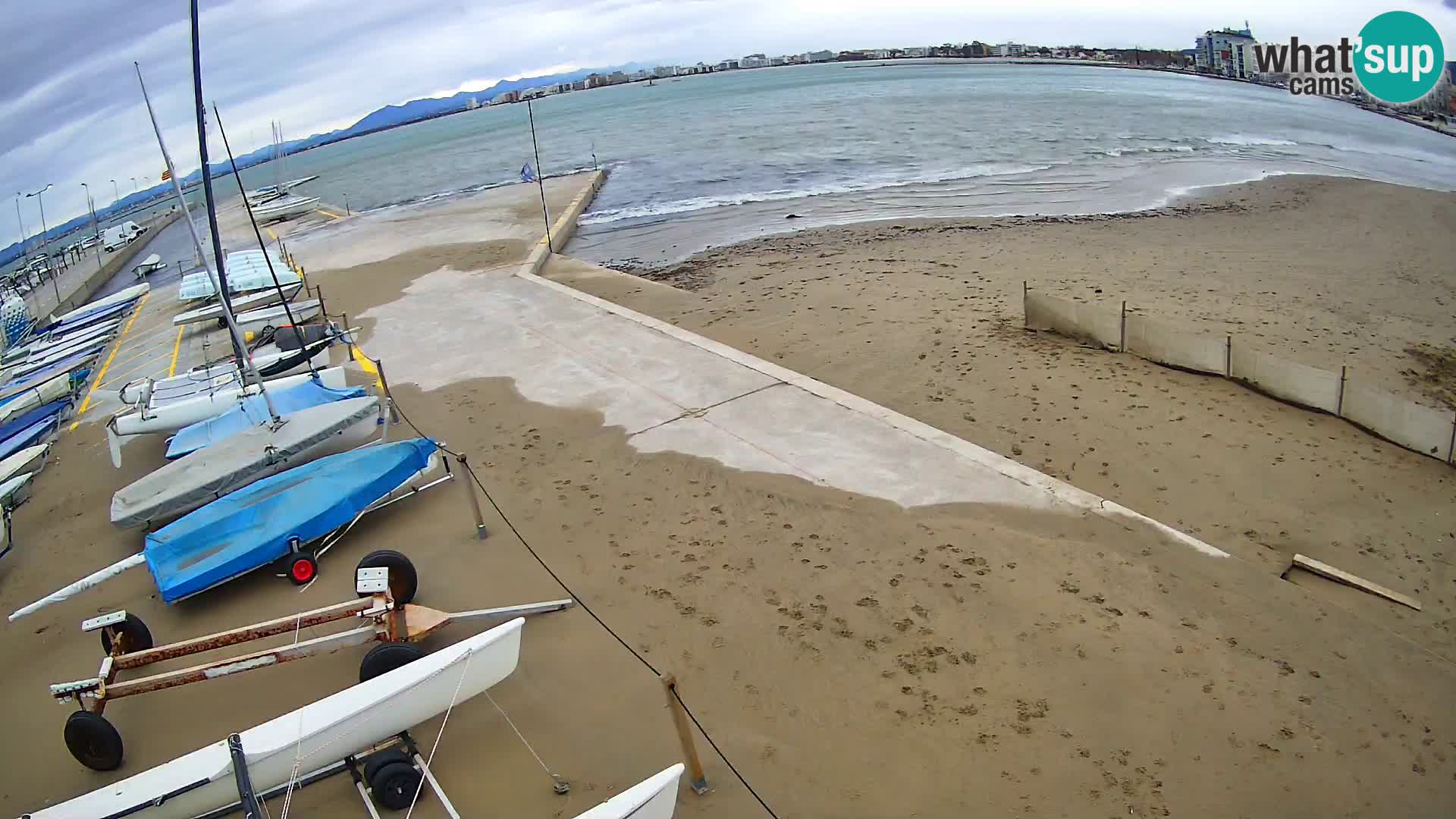 Webcam porto di Roses – Costa Brava – spiaggia La Perola