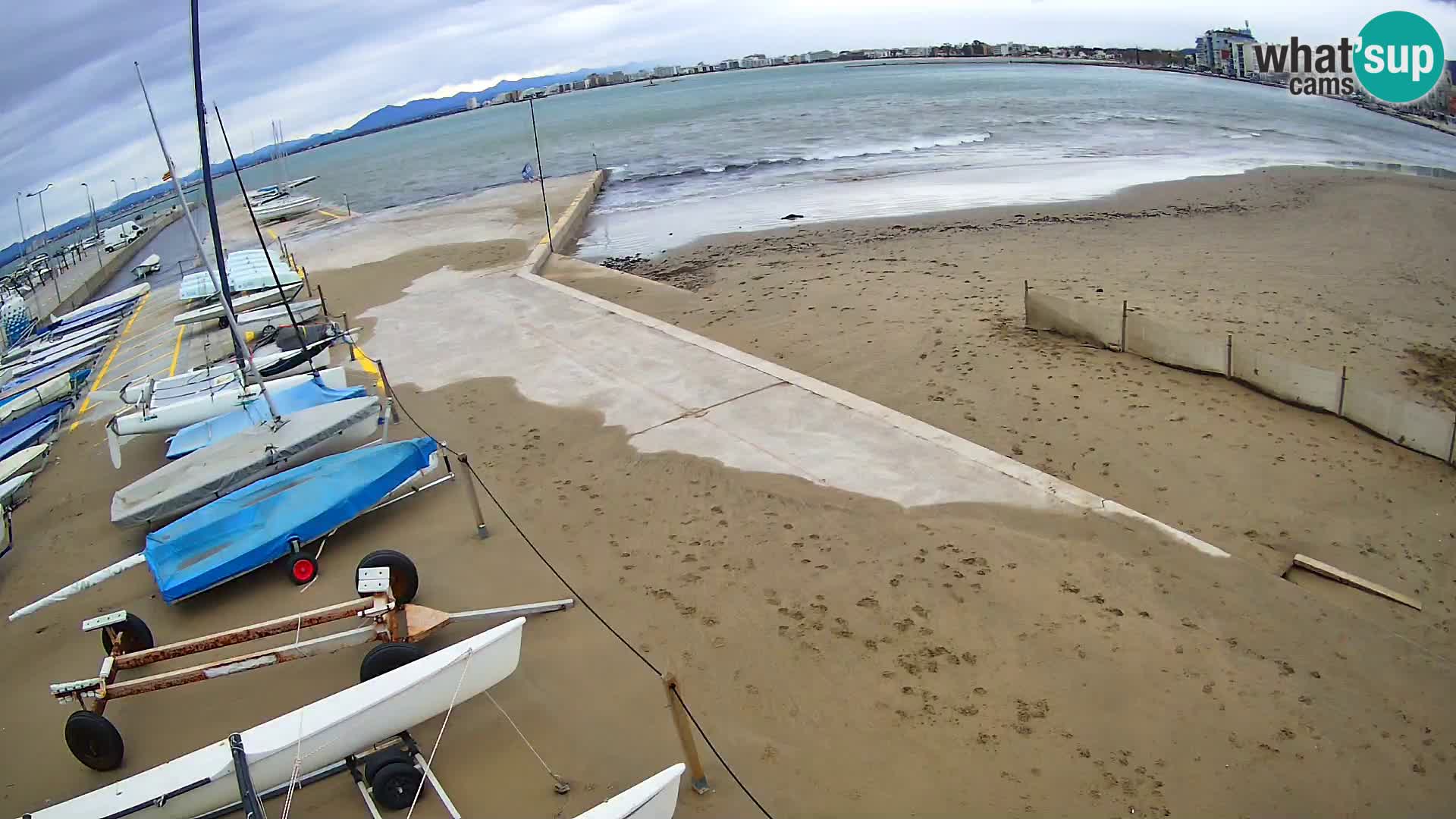 Roses webcam Port – Costa Brava – plage La Perola