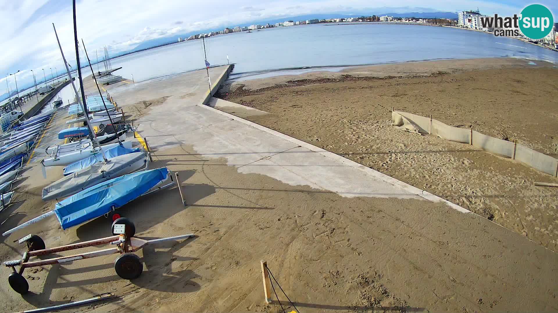 Web kamera Roses marina – Costa Brava – plaža La Perola