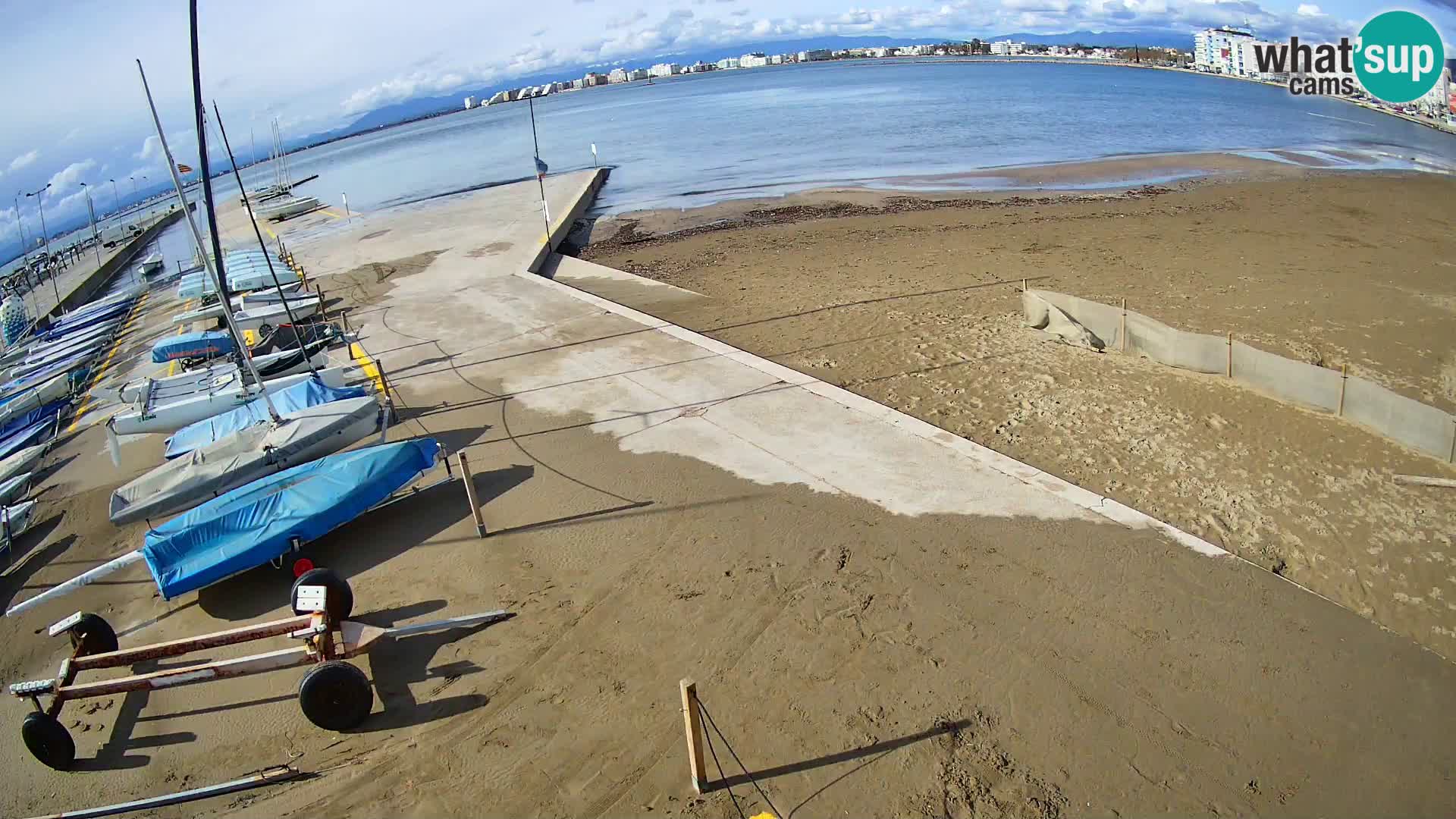 Web kamera Roses marina – Costa Brava – plaža La Perola