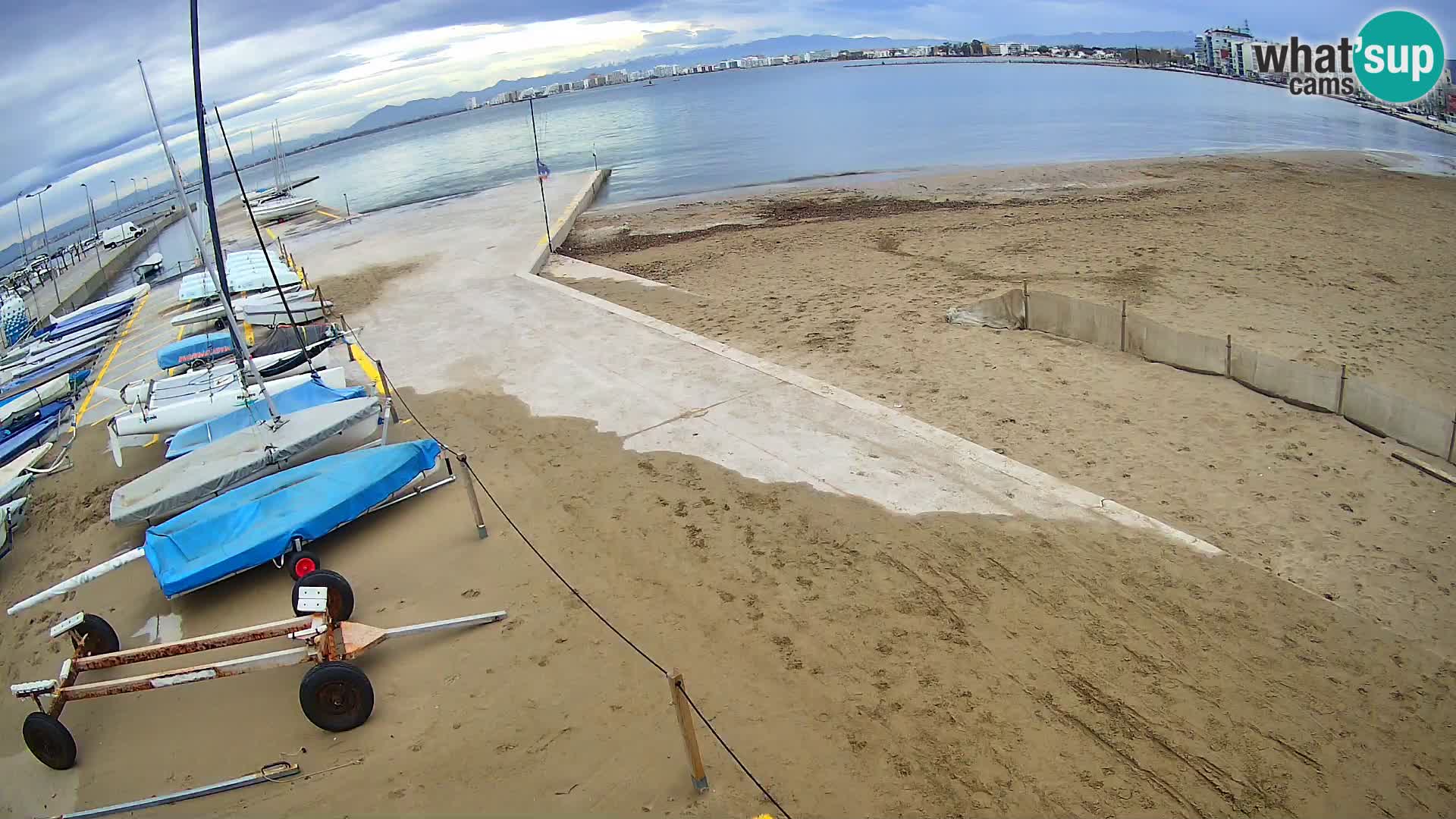 Webcam porto di Roses – Costa Brava – spiaggia La Perola