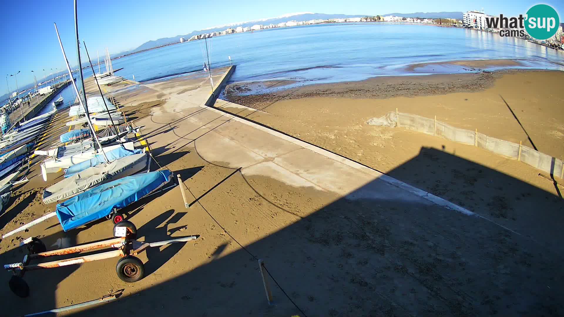 Webcam Hafen von Roses – Costa Brava – Strand La Perola
