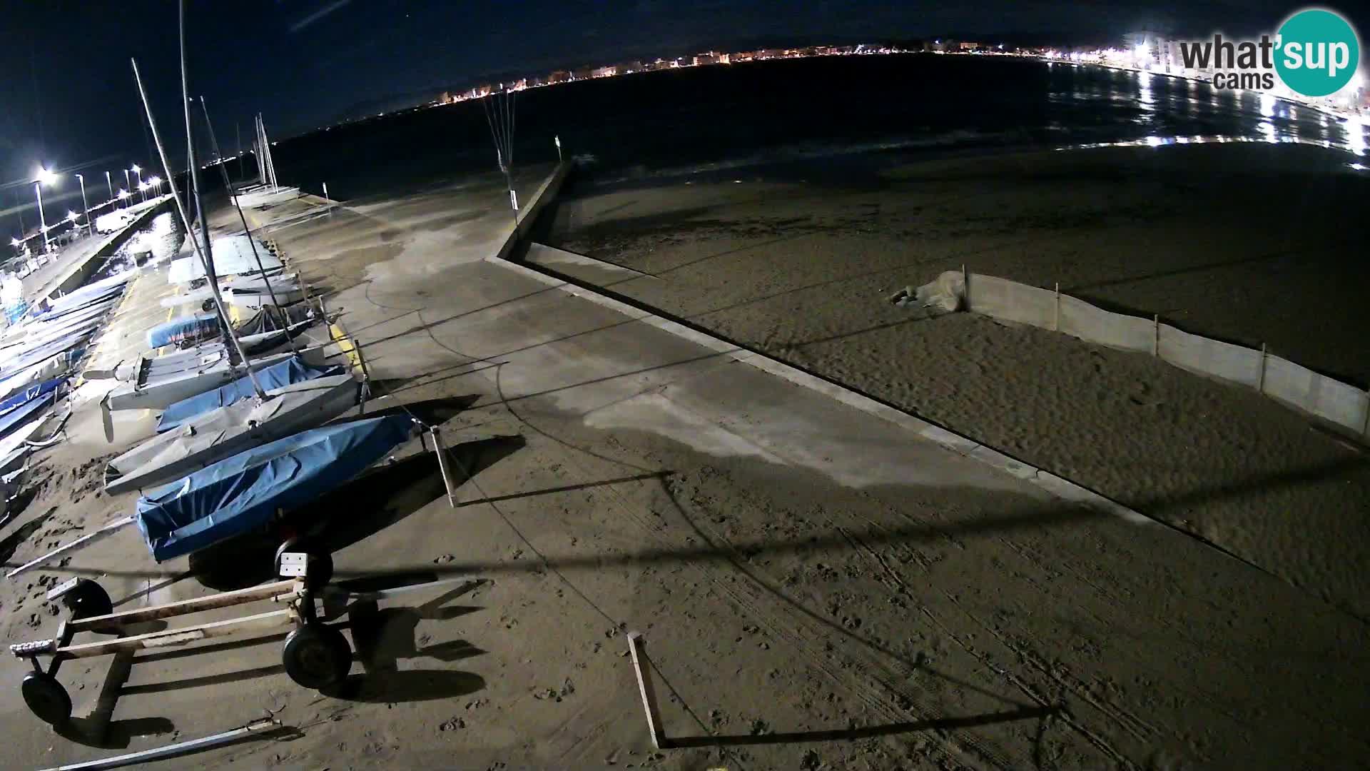 Web kamera Roses marina – Costa Brava – plaža La Perola