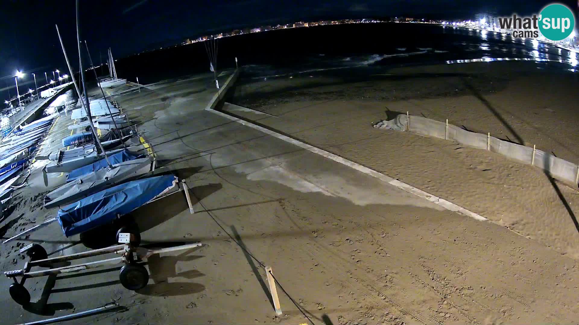 Roses webcam Port – Costa Brava – plage La Perola