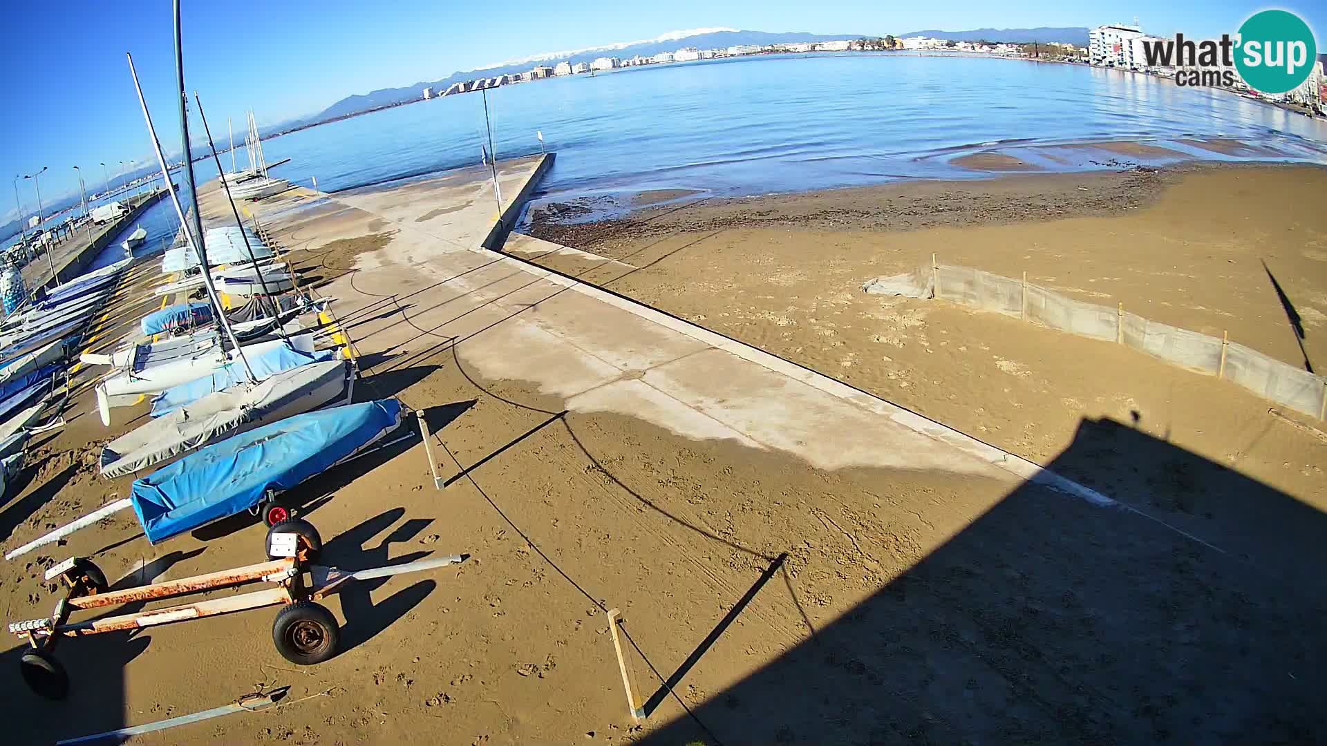 Webcam porto di Roses – Costa Brava – spiaggia La Perola