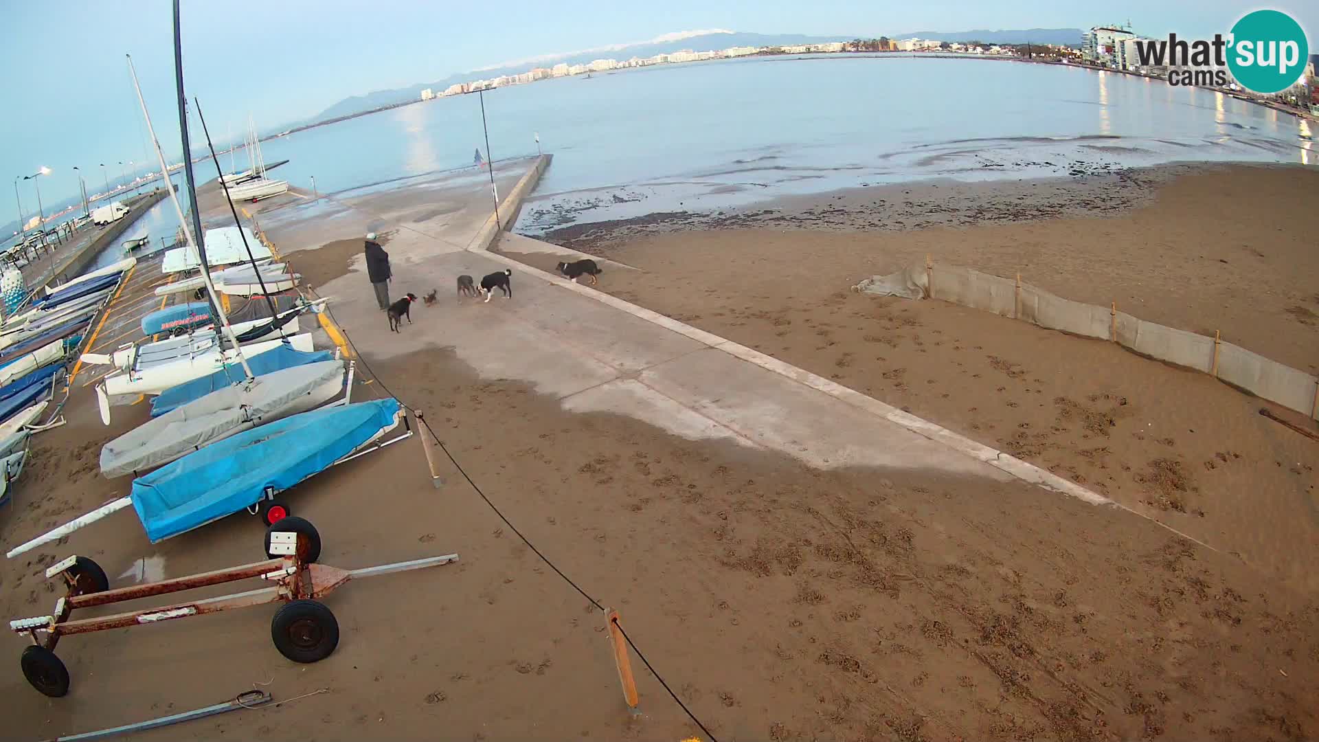 Webcam porto di Roses – Costa Brava – spiaggia La Perola