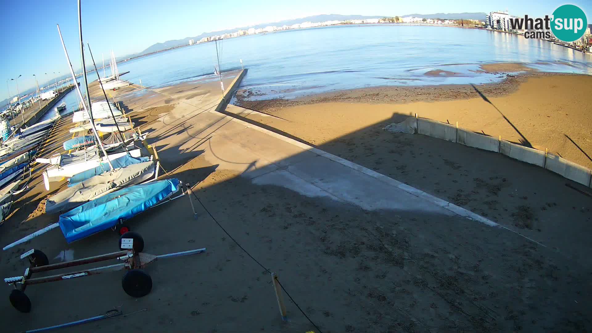 Web kamera Roses marina – Costa Brava – plaža La Perola