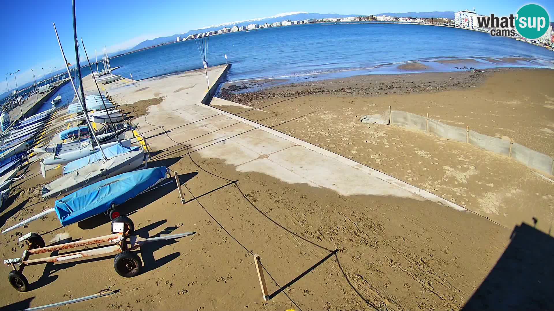 Webcam porto di Roses – Costa Brava – spiaggia La Perola