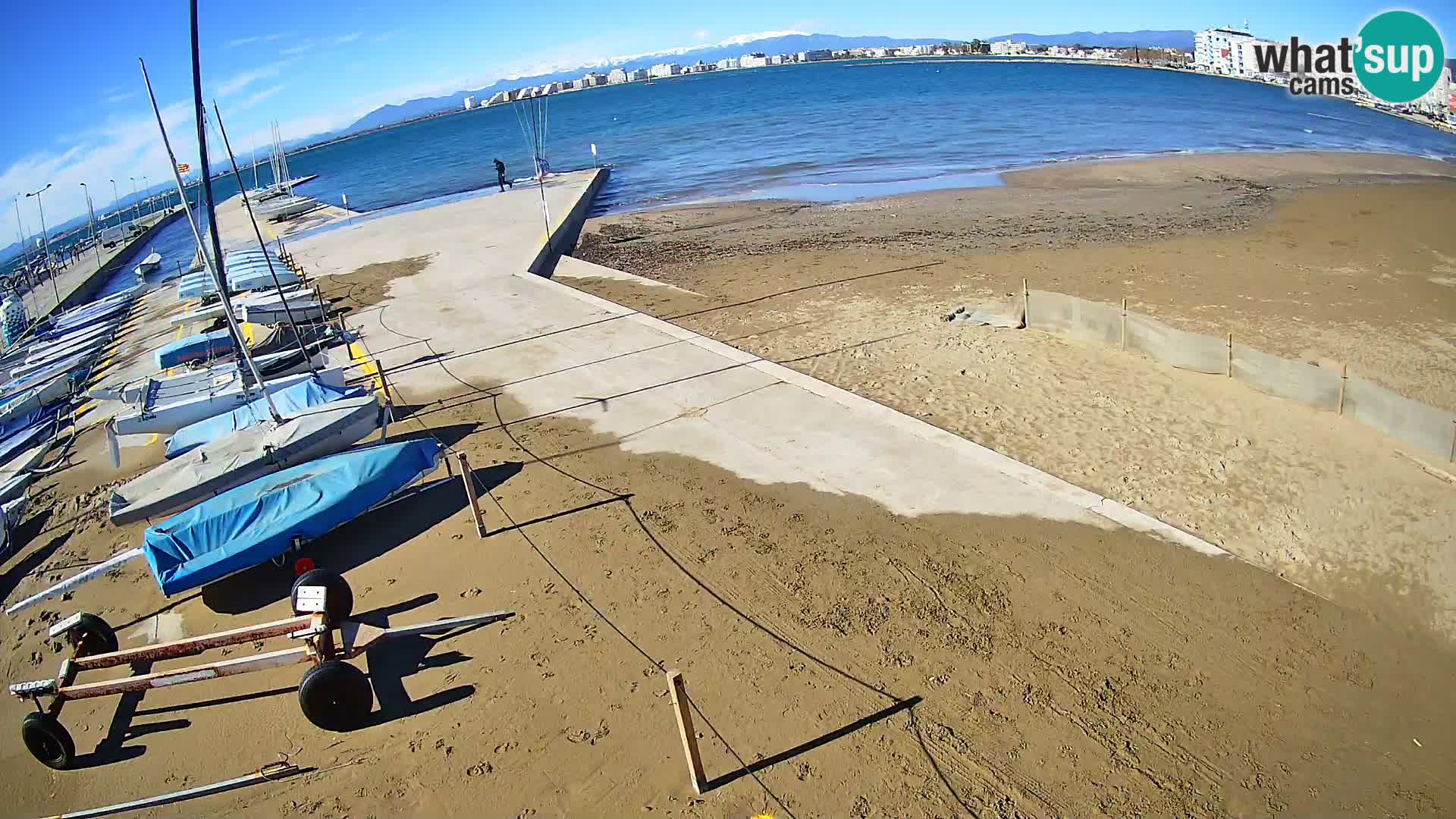 Web kamera Roses marina – Costa Brava – plaža La Perola