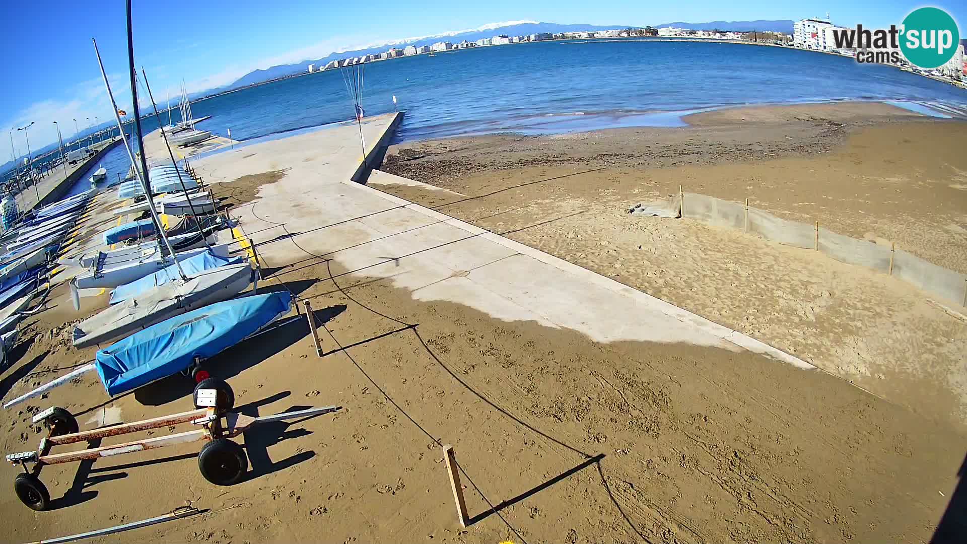 Roses webcam Port – Costa Brava – plage La Perola