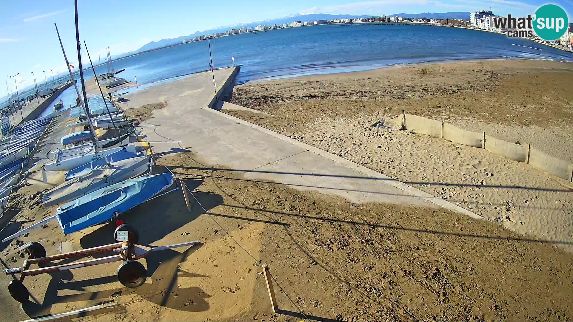 Roses webcam Port – Costa Brava – plage La Perola