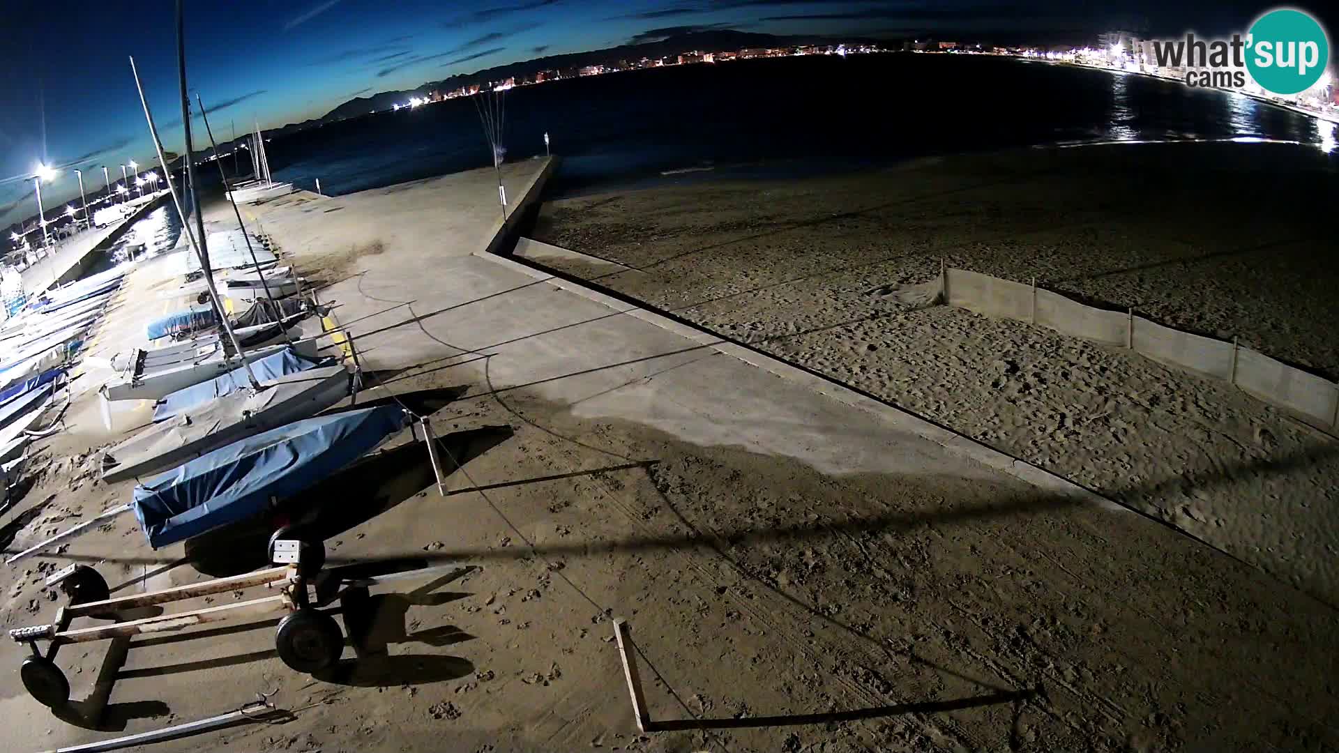 Webcam Hafen von Roses – Costa Brava – Strand La Perola