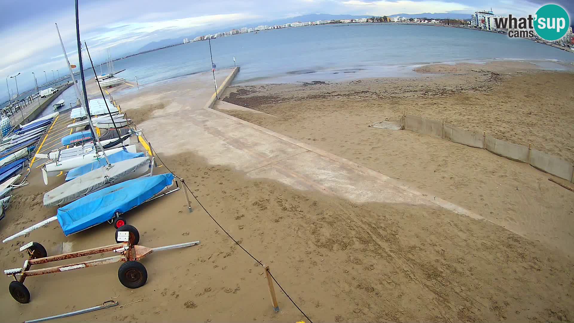 Web kamera Roses marina – Costa Brava – plaža La Perola