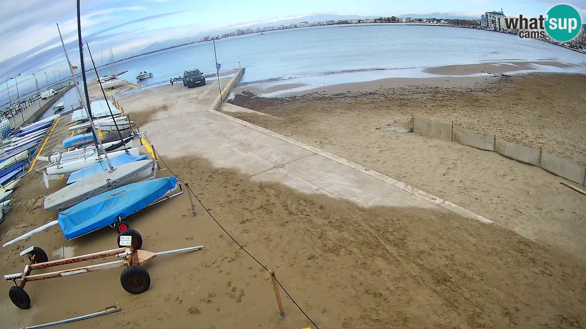 Webcam porto di Roses – Costa Brava – spiaggia La Perola