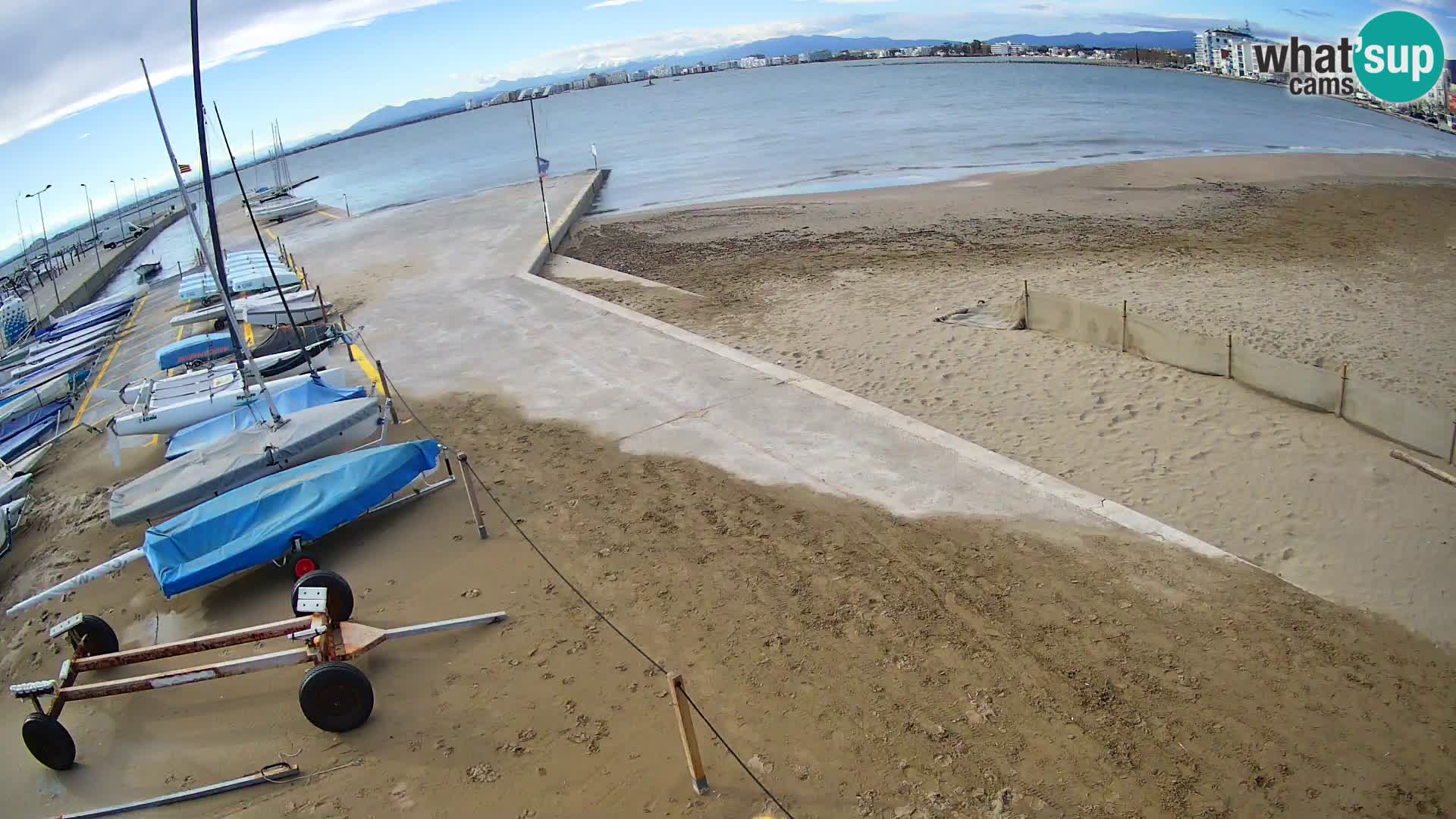 Webcam porto di Roses – Costa Brava – spiaggia La Perola