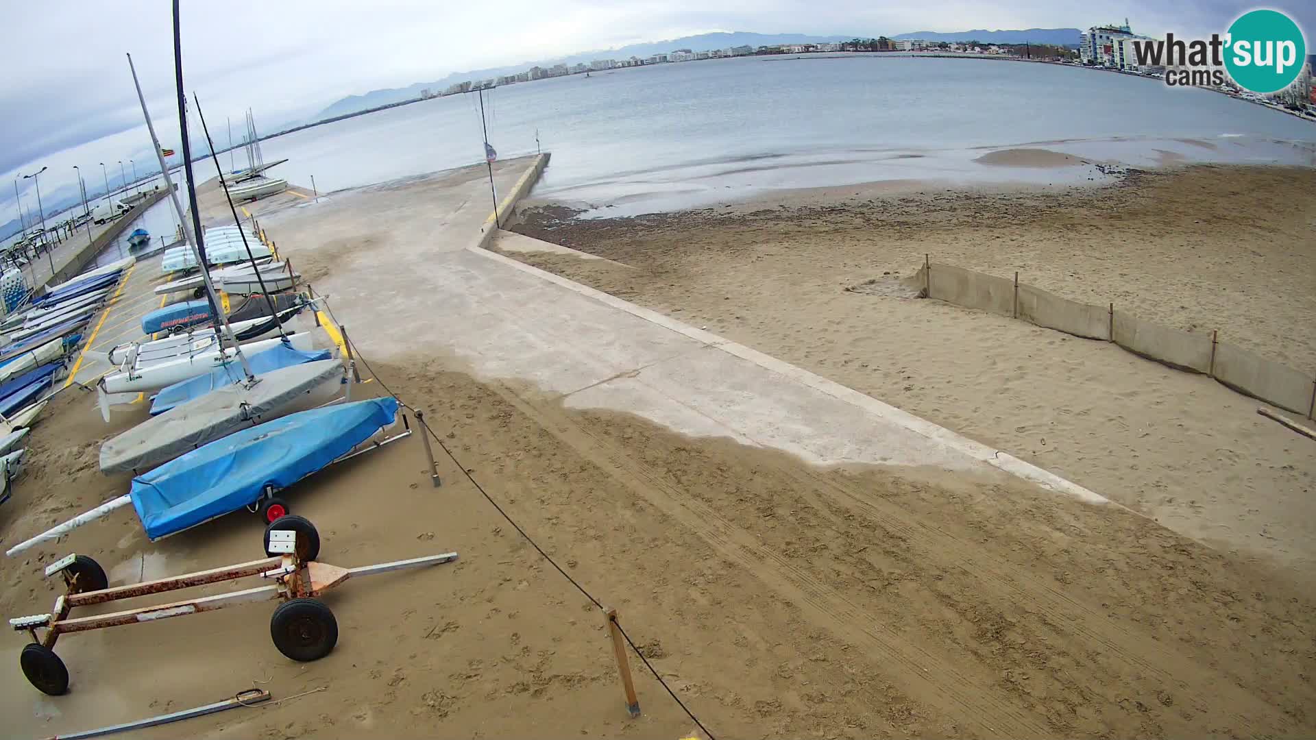 Webcam Hafen von Roses – Costa Brava – Strand La Perola