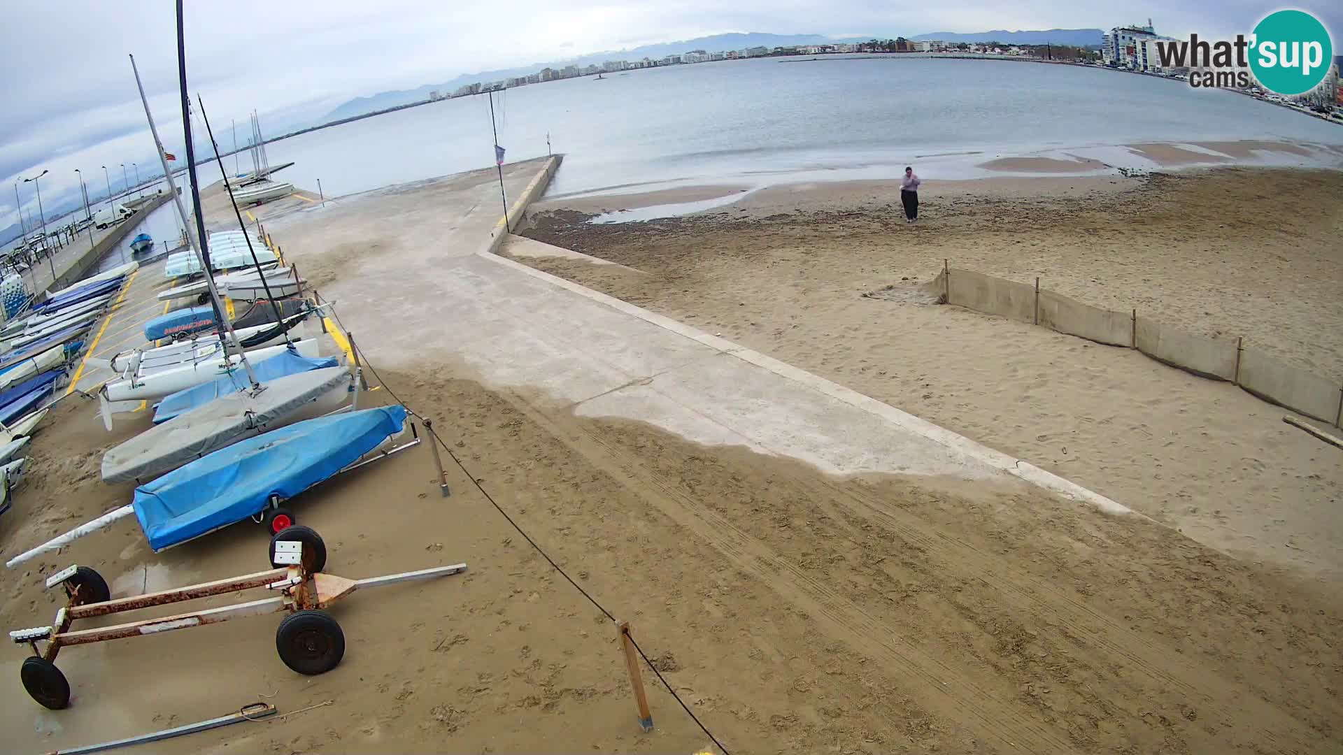 Web kamera Roses marina – Costa Brava – plaža La Perola