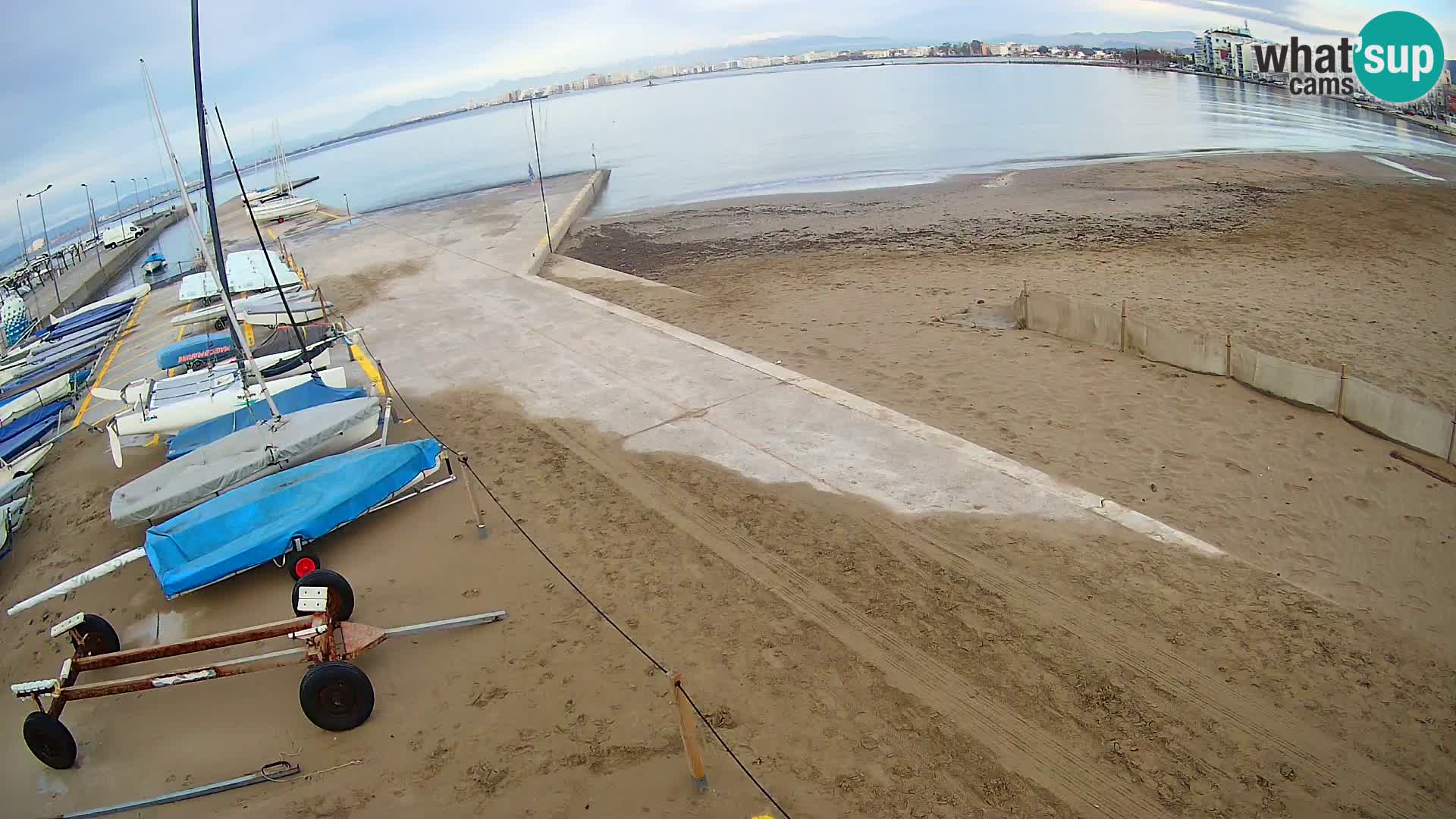 Web kamera Roses marina – Costa Brava – plaža La Perola