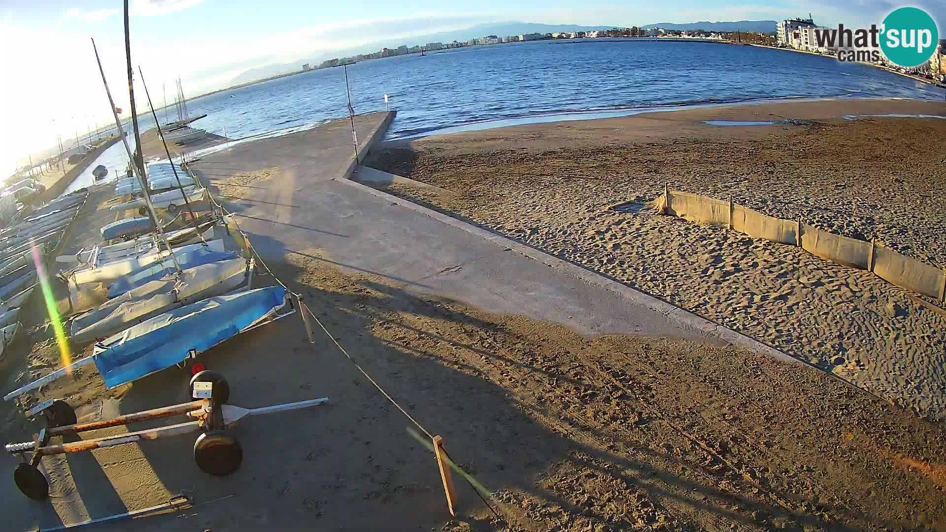 Roses webcam Port – Costa Brava – plage La Perola