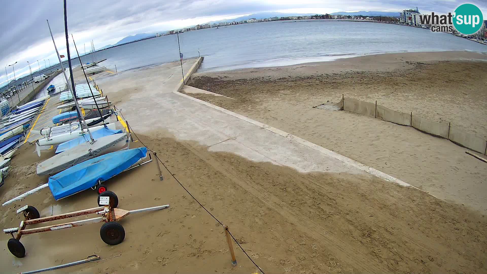 Web kamera Roses marina – Costa Brava – plaža La Perola