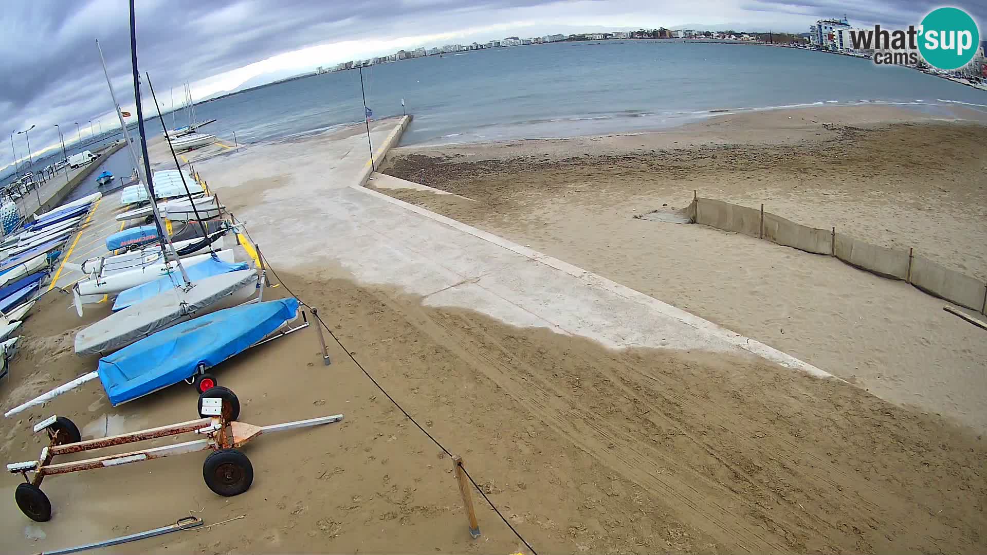 Webcam porto di Roses – Costa Brava – spiaggia La Perola