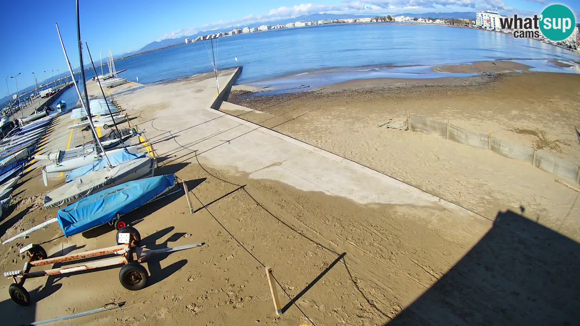 Webcam porto di Roses – Costa Brava – spiaggia La Perola