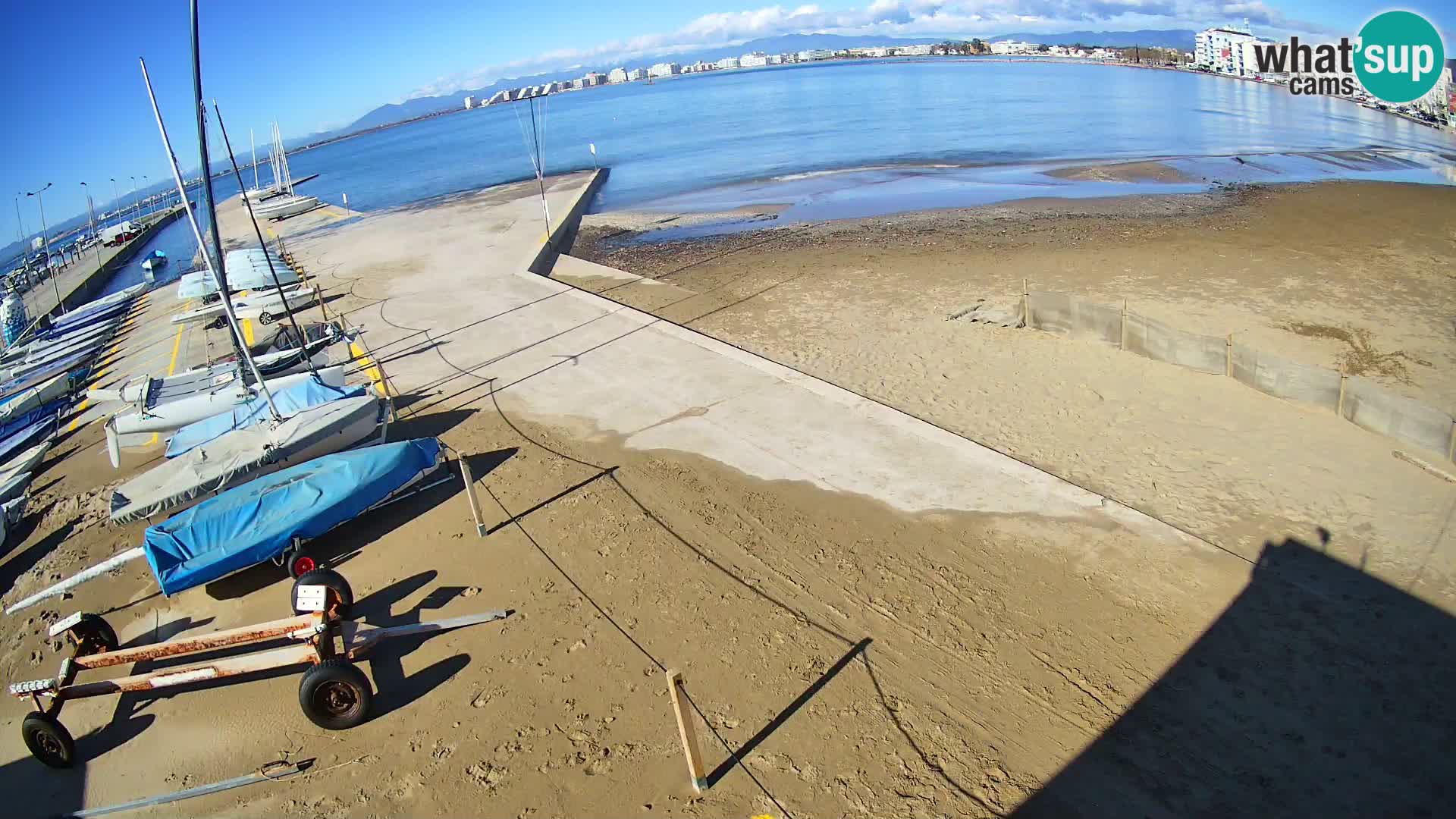 Webcam porto di Roses – Costa Brava – spiaggia La Perola