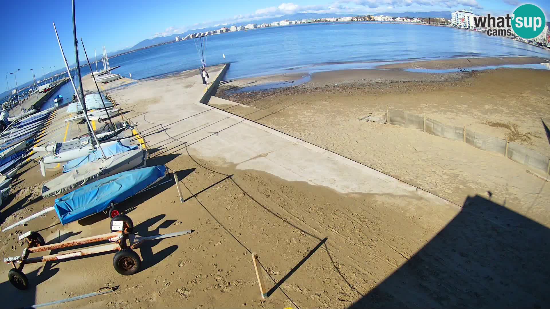 Roses webcam Port – Costa Brava – plage La Perola